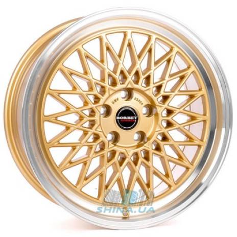 Цена на Диски Borbet B R17 W7 PCD4x100 ET38 DIA64.1 gold rim polished