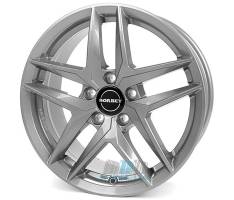 Borbet Z R17 W7.5 PCD5x112 ET36 DIA66.5 gloss metal grey