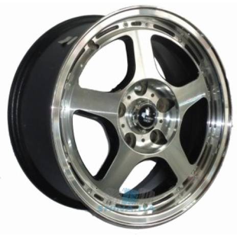Цена на Диски Darwin M153 R16 W7 PCD5x100 ET48 DIA73.1 BKPCR