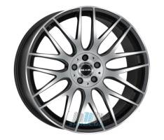 Mak Arrow-D R20 W9.5 PCD5x112 ET50 DIA66.6 gloss black mirror ring