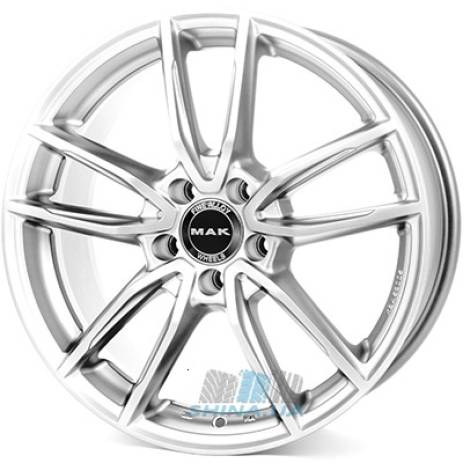 Цена на Диски Mak Evo R18 W8 PCD5x112 ET33 DIA66.6 gloss black mirror ring