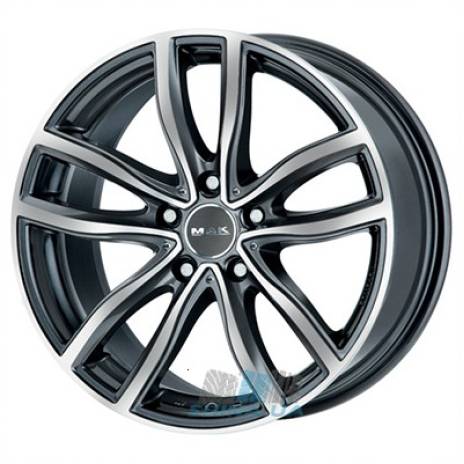 Ціна на Диски Mak Fahr R17 W8 PCD5x112 ET30 DIA66.6 gun metal mirror