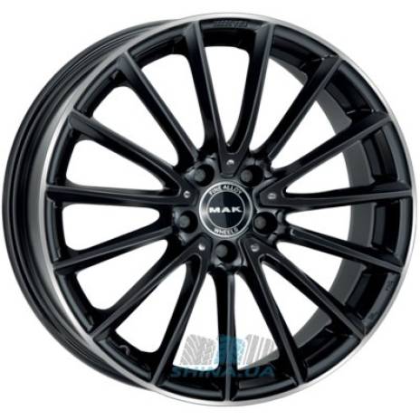 Ціна на Диски Mak Komet R17 W7.5 PCD5x112 ET45 DIA66.6 gloss black mirror ring