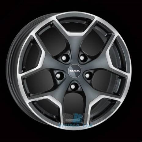 Ціна на Диски Mak Liberty R17 W7.5 PCD5x110 ET39 DIA65.1 black mirror