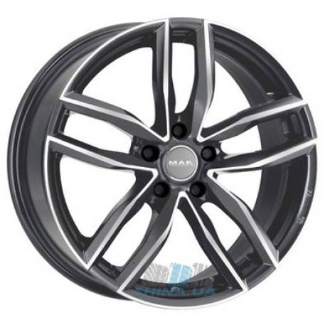Цена на Диски Mak Sarthe R18 W8 PCD5x112 ET28 DIA66.5 gun metal mirror