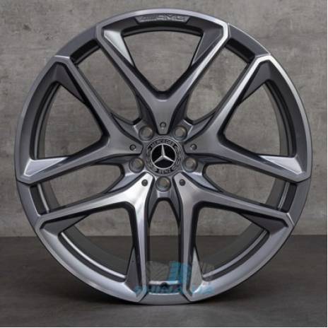 Цена на Диски Mercedes OEM A1674014300 R21 W11 PCD5x112 ET47 DIA66.6 black polished