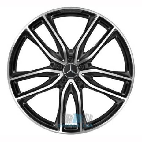 Цена на Диски Mercedes OEM A1674017700 R23 W9.5 PCD5x112 ET45 DIA66.6 black polished