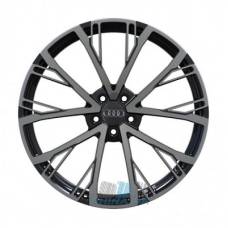 Ціна на Replica Audi (A2110264) R21 W8.5 PCD5x112 ET43 DIA66.6 gloss black dark machined face