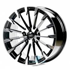 Цена на Replica Audi (A351) R19 W8.5 PCD5x112 ET40 DIA66.6 gloss black machined face