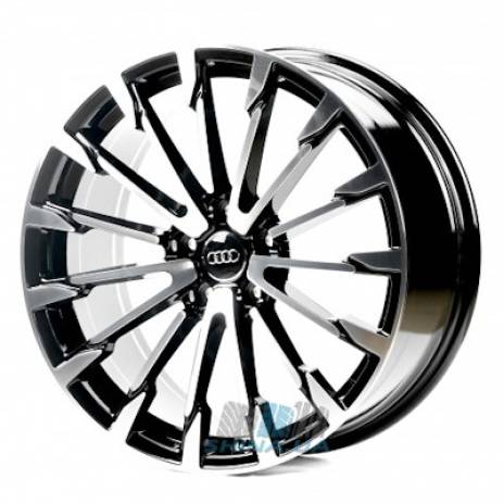 Цена на Диски Replica Audi (A351) R19 W8.5 PCD5x112 ET40 DIA66.6 gloss black machined face