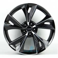 Цена на Replica Audi (A5456) R20 W9 PCD5x112 ET35 DIA66.6 gloss black machined face