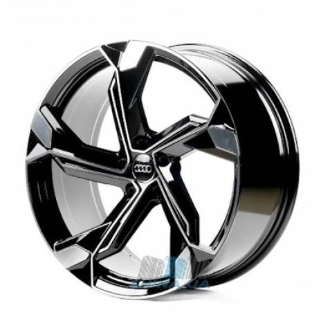 Цена на Диски Replica Audi (A5633) R22 W9.5 PCD5x112 ET26 DIA66.6 gloss black machined face