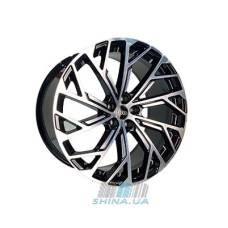 Цена на Replica Audi (A624) R22 W10 PCD5x112 ET20 DIA66.6 black machined face