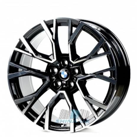 Цена на Диски Replica BMW (B021-45) R21 W10.5 PCD5x112 ET43 DIA66.6 black machined face