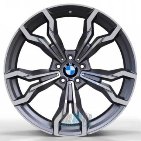 Цена на Диски Replica BMW (B22828) R21 W9.5 PCD5x112 ET31 DIA66.6 matt graphite machined face