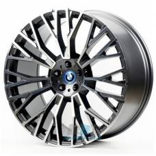 Цена на Replica BMW (B351) R22 W9.5 PCD5x112 ET37 DIA66.6 dark gun metal machined face