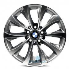 Цена на Replica BMW (B5525) R18 W8 PCD5x120 ET30 DIA72.6 gloss graphite machined face