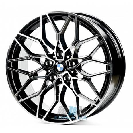 Цена на Диски Replica BMW (B872) R20 W8.5 PCD5x112 ET26 DIA66.6 black machined face