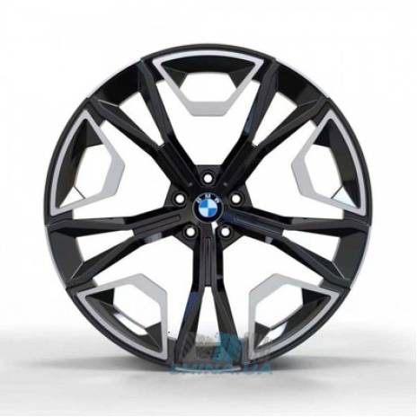 Цена на Диски Replica BMW (B9064) R22 W9.5 PCD5x112 ET37 DIA66.6 gloss black machined face