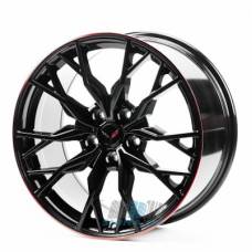 Цена на Replica Chevrolet (GN2348) R19 W9.5 PCD5x120 ET45 DIA66.9 black lip red