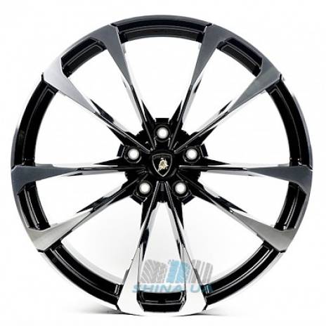 Ціна на Диски Replica Lamborghini (LAMB854) R23 W11.5 PCD5x130 ET27 DIA71.6 gloss black machined face