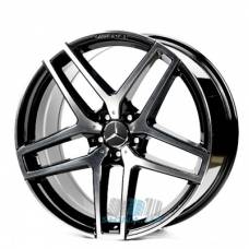 Цена на Replica Mercedes (MR001-05) R21 W10 PCD5x112 ET52 DIA66.6 black machined face