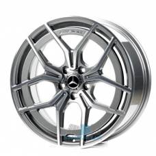 Цена на Replica Mercedes (MR021-028) R19 W9 PCD5x112 ET49 DIA66.6 gun metal machined face