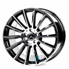 Цена на Replica Mercedes (MR021-039) R19 W9.5 PCD5x112 ET48 DIA66.6 black machined face