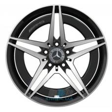 Цена на Replica Mercedes (MR2111249) R18 W7.5 PCD5x112 ET38 DIA66.6 gloss black machined face