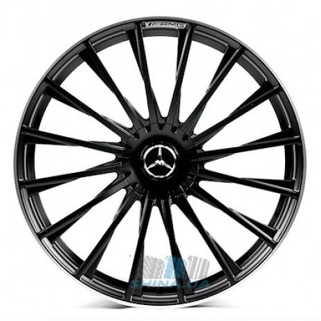 Цена на Диски Replica Mercedes (MR225) R21 W10.5 PCD5x112 ET50 DIA66.6 satin black lip polished
