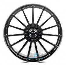 Ціна на Replica Mercedes (MR2303139) R22 W10 PCD5x112 ET45 DIA66.6 satin black lip polished