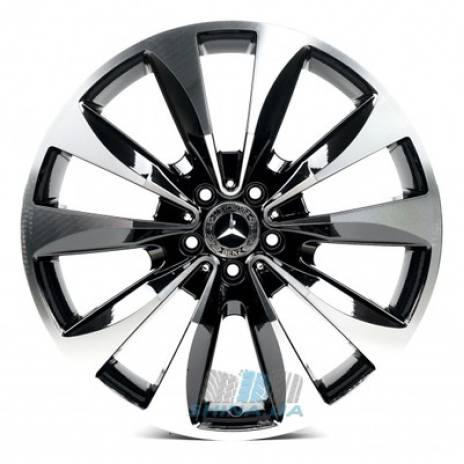 Цена на Диски Replica Mercedes (MR282) R20 W9 PCD5x112 ET57 DIA66.6 gloss black machined face