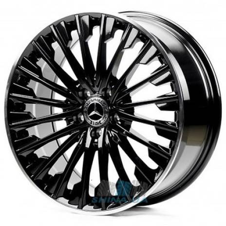 Цена на Диски Replica Mercedes (MR3062) R18 W9 PCD5x112 ET45 DIA66.6 gloss black machined lip