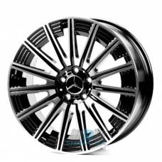 Цена на Replica Mercedes (MR3176) R19 W9.5 PCD5x112 ET45 DIA66.6 black machined face