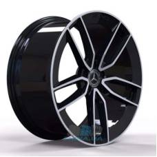 Ціна на Replica Mercedes (MR399B) R23 W11.5 PCD5x112 ET47 DIA66.6 gloss black machined face