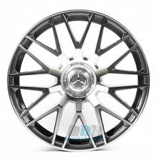 Цена на Replica Mercedes (MR413) R21 W10 PCD5x112 ET48 DIA66.6 grey machined