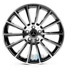 Цена на Replica Mercedes (MR5001) R19 W7.5 PCD5x112 ET44 DIA66.6 gloss black machined face