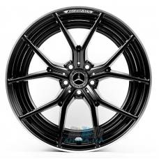 Цена на Replica Mercedes (MR800/1) R21 W10 PCD5x112 ET30 DIA66.6 satin black lip polished