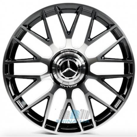 Цена на Диски Replica Mercedes (MR932) R22 W9.5 PCD5x112 ET45 DIA66.6 satin black lip polished