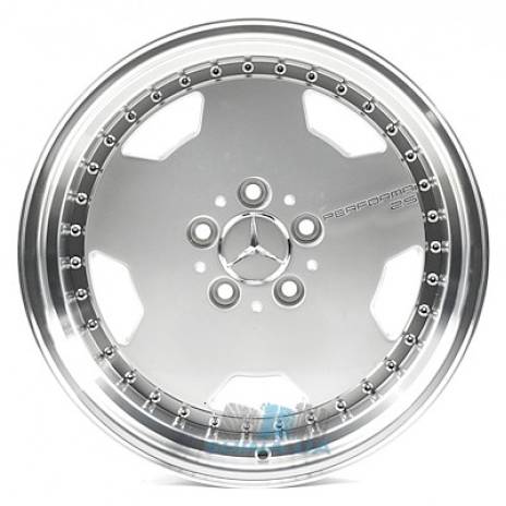 Цена на Диски Replica Mercedes (MR953) R17 W8 PCD5x112 ET25 DIA66.6 silver lip polished