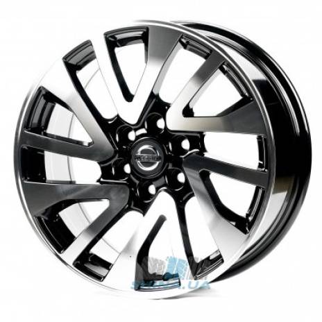 Цена на Диски Replica Nissan (NS1145) R17 W7.5 PCD6x114.3 ET25 DIA66.1 gloss black machined face