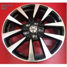 Цена на Replica Nissan (NS5274) R16 W7 PCD5x114.3 ET40 DIA66.1 black machined face