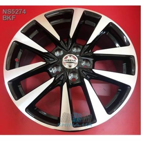 Цена на Диски Replica Nissan (NS5274) R16 W7 PCD5x114.3 ET40 DIA66.1 black machined face