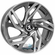 Цена на Replica Peugeot (PT110) R16 W7 PCD4x108 ET25 DIA65.1 GMF