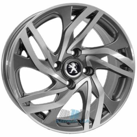Цена на Диски Replica Peugeot (PT110) R16 W7 PCD4x108 ET25 DIA65.1 GMF