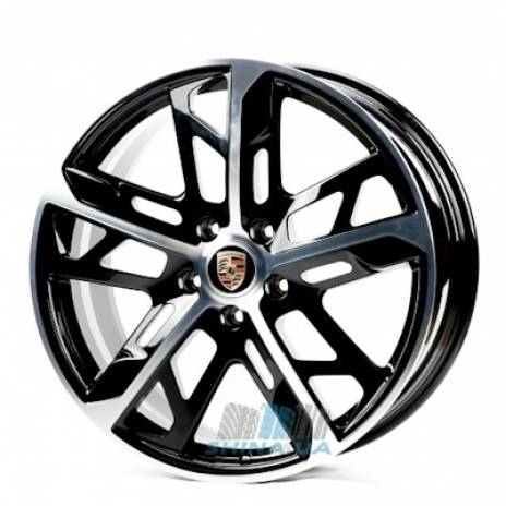 Цена на Диски Replica Porsche (PR1962) R21 W11.5 PCD5x130 ET60 DIA71.6 black machined face