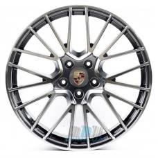 Цена на Replica Porsche (PR550) R21 W9.5 PCD5x130 ET46 DIA71.6 grey machined face