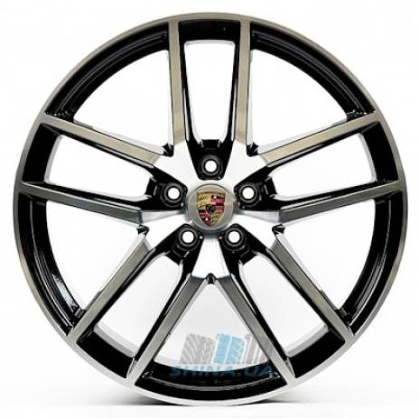 Цена на Диски Replica Porsche (PR590) R20 W10 PCD5x112 ET19 DIA66.6 gloss black machined face