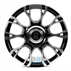 Ціна на Replica Rolls Royce (RR113) R21 W8.5 PCD5x120 ET26 DIA72.6 gloss black machined face