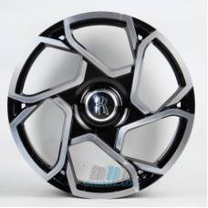Ціна на Replica Rolls Royce (RR2325) R22 W8.5 PCD5x112 ET35 DIA66.6 gloss black dark machined face